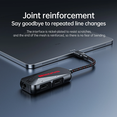 3-in-1 Gaming Splitter Type C Plextone GS1 Mark III.