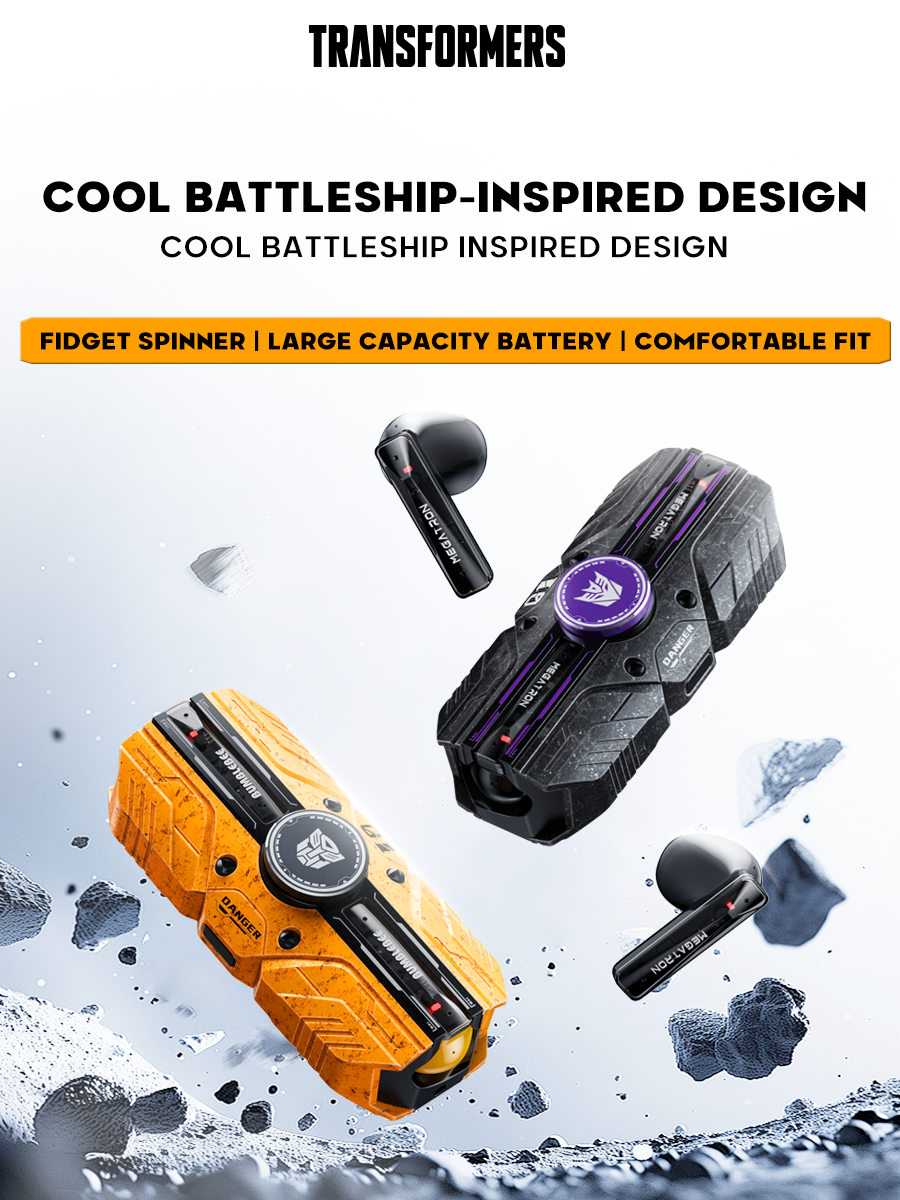 Bumblebee Earbuds T-80 Spin Model - Low Latency + Gaming Mode
