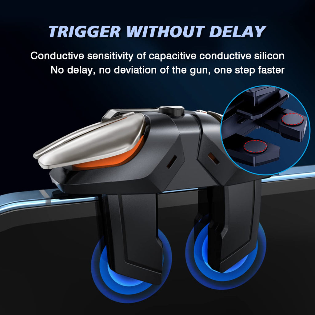 ⚡ Electric Auto Trigger for Mobile – 4-Speed Turbo Burst | Best for PUBG, CODM & Free Fire