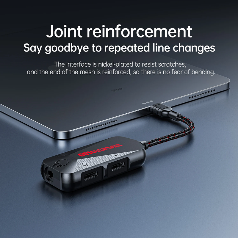 3-in-1 Gaming Splitter Type C Plextone GS1 Mark III.