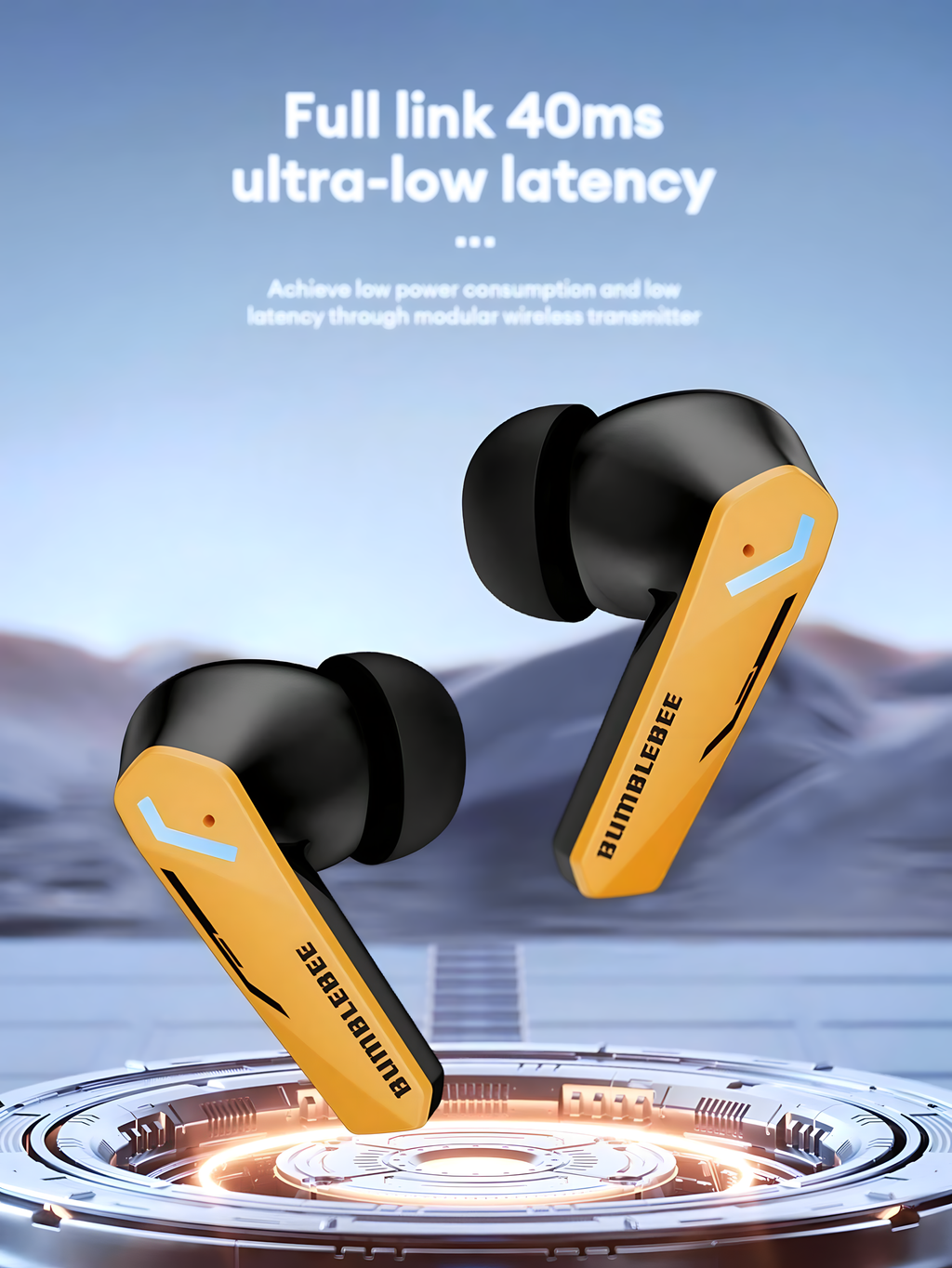 Bumblebee Earbuds T-10 + Thumb Sleeves GIFT + Music Mode + Gaming Mode