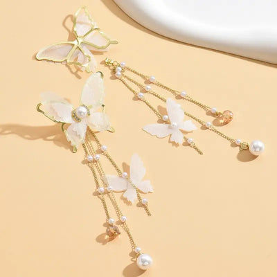 Long Butterfly Earrings