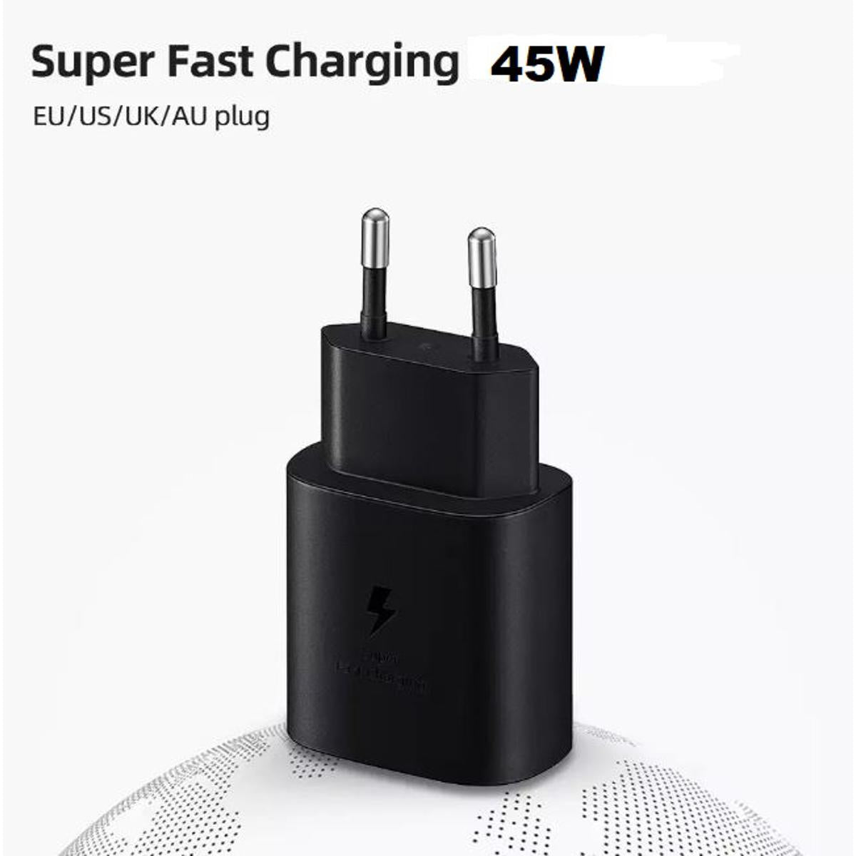 Samsung 45W Super Fast Charger (Original)  Charge at Lightning Speed