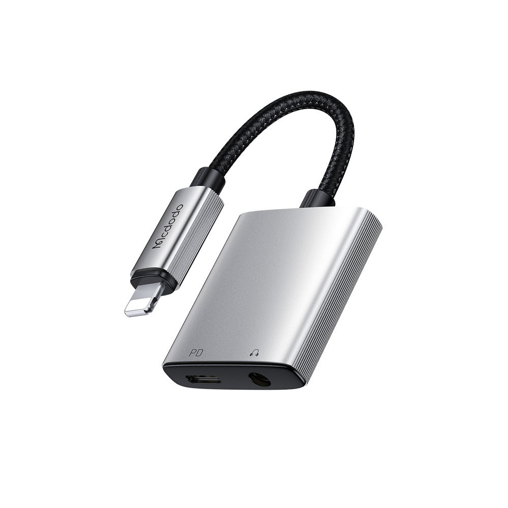 McDodo 2-in-1 Audio Adapter DC3.5 Lightning &  DC3.5 Type C