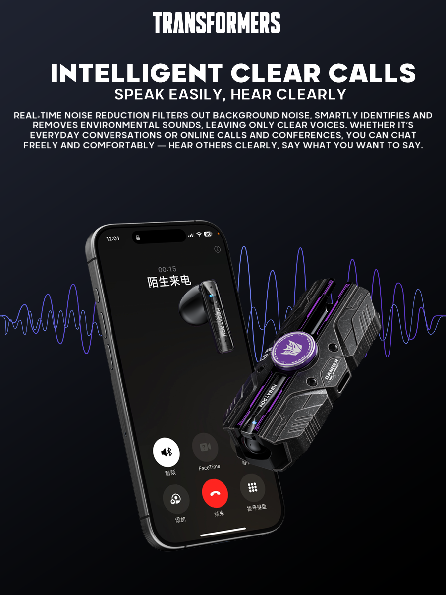 Bumblebee Earbuds T-80 Spin Model - Low Latency + Gaming Mode
