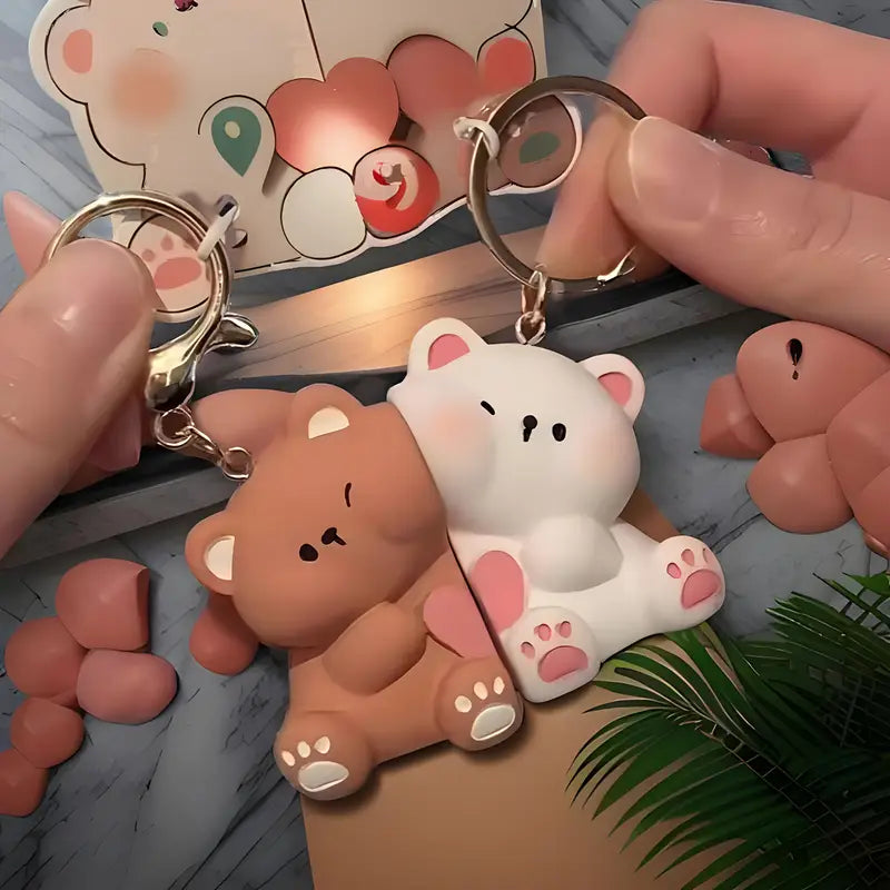 Bear Hugs ( Magnetic Keychain)