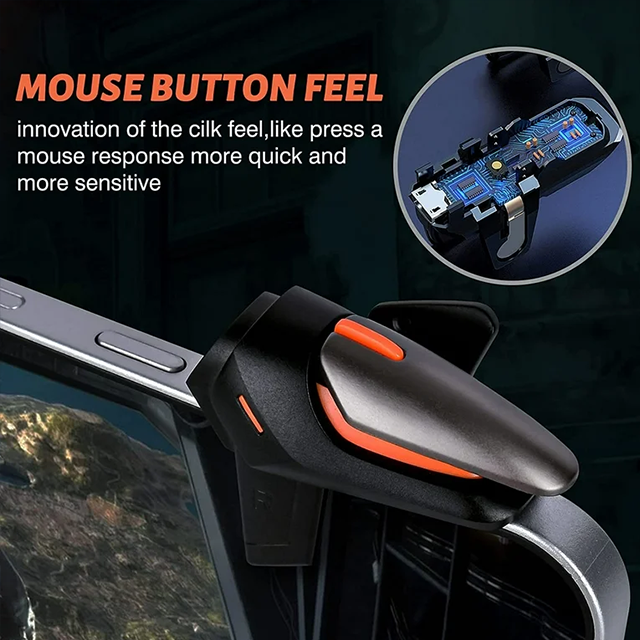 ⚡ Electric Auto Trigger for Mobile – 4-Speed Turbo Burst | Best for PUBG, CODM & Free Fire