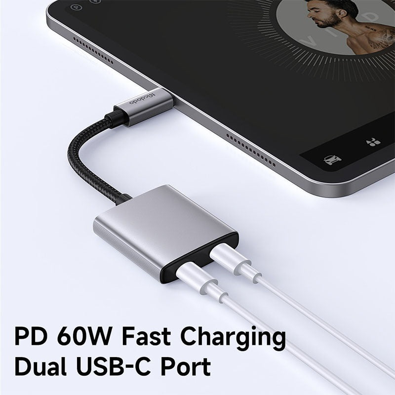 McDodo 2-in-1 Audio Adapter DC3.5 Lightning &  DC3.5 Type C