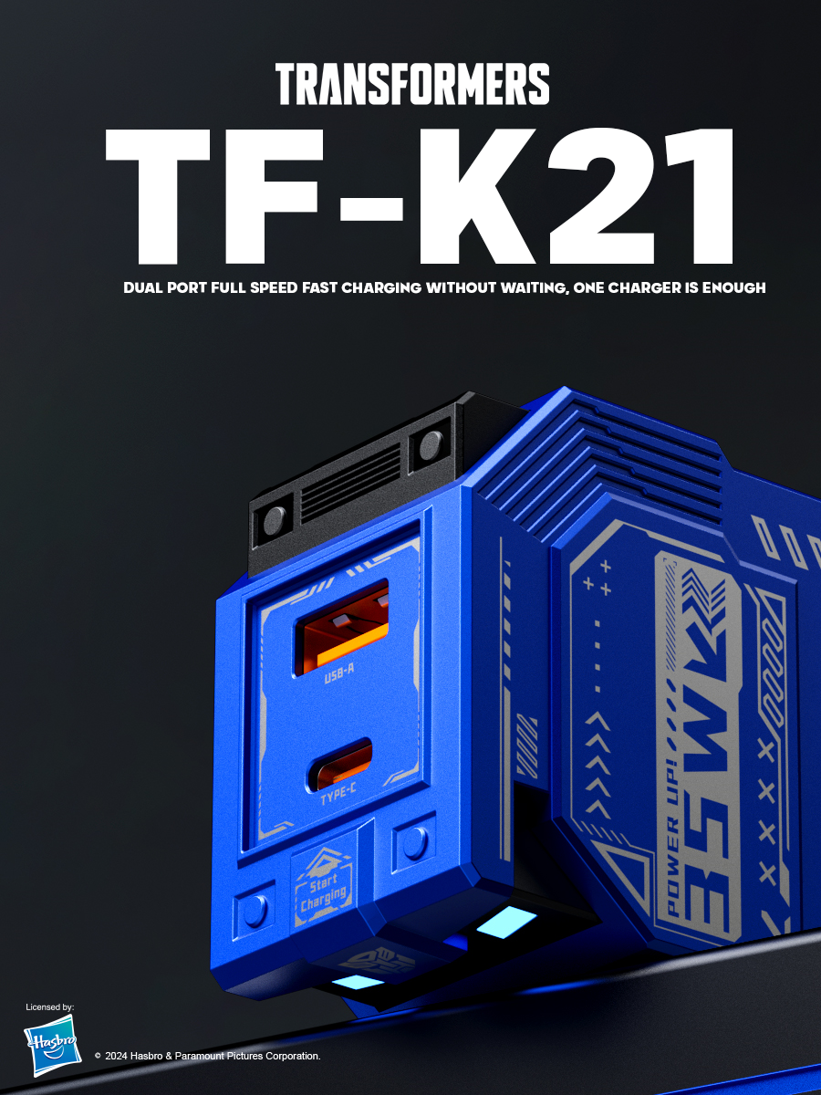 Transformers TF-K21 – 35W Fast Charger Type-C + USB-A