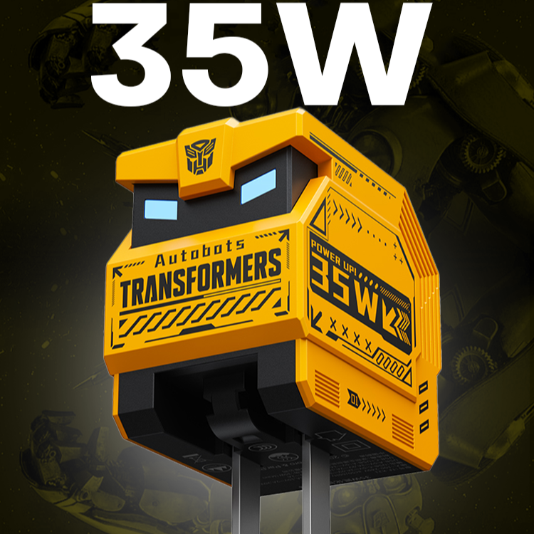 Transformers TF-K21 – 35W Fast Charger Type-C + USB-A
