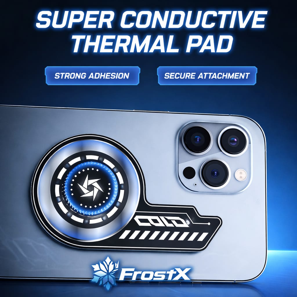 L Shape Magnetic Cooling Plate for Smartphones – Ultra Heat Dissipation Pad
