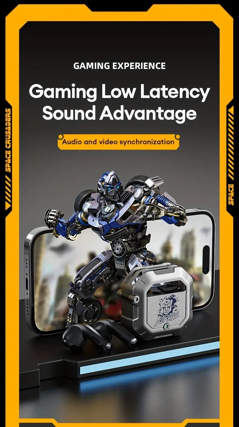 Zero Delay Bumblebee Earbuds T-12 + Thumb Sleeves GIFT