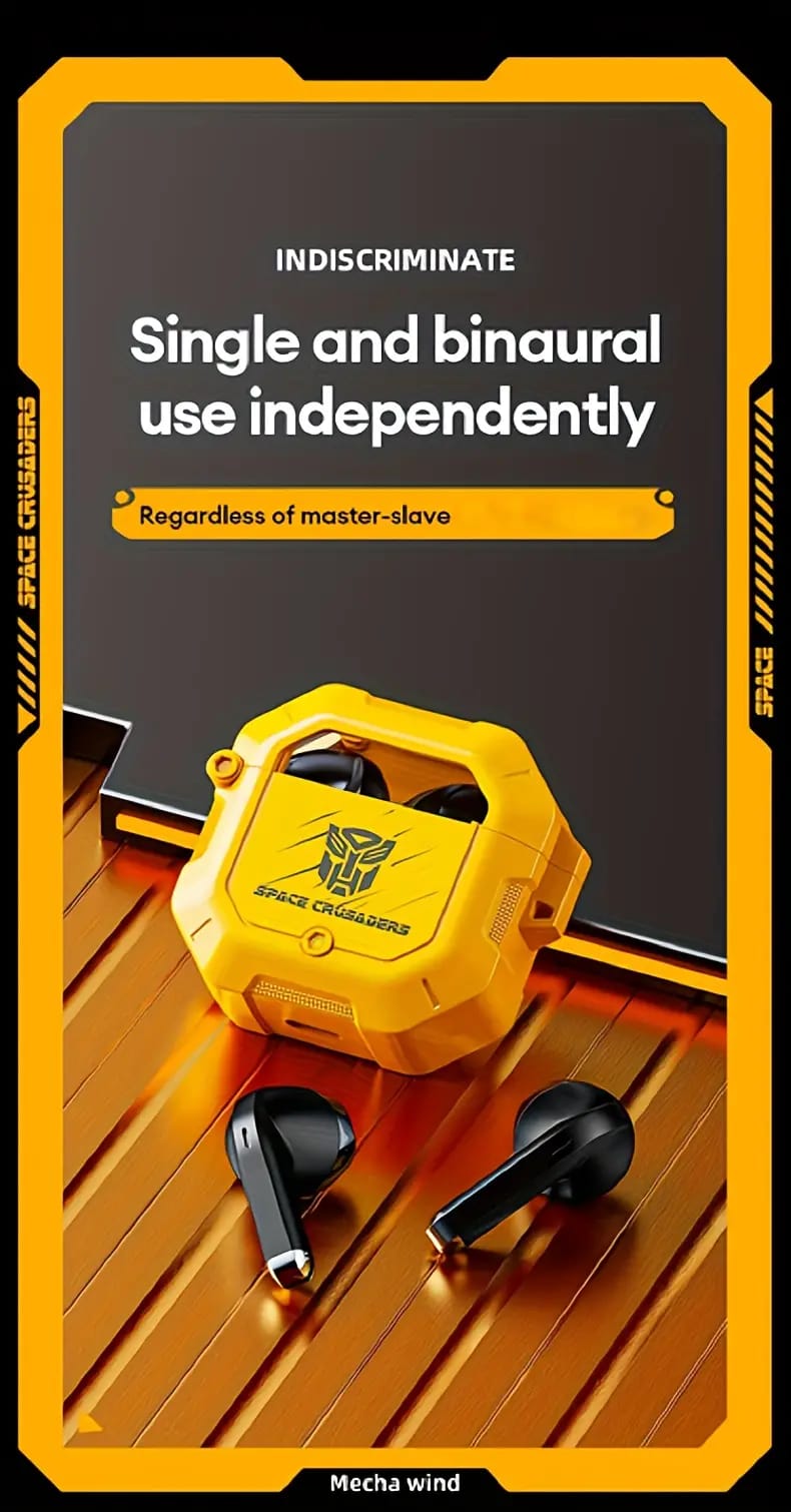Zero Delay Bumblebee Earbuds T-12 + Thumb Sleeves GIFT
