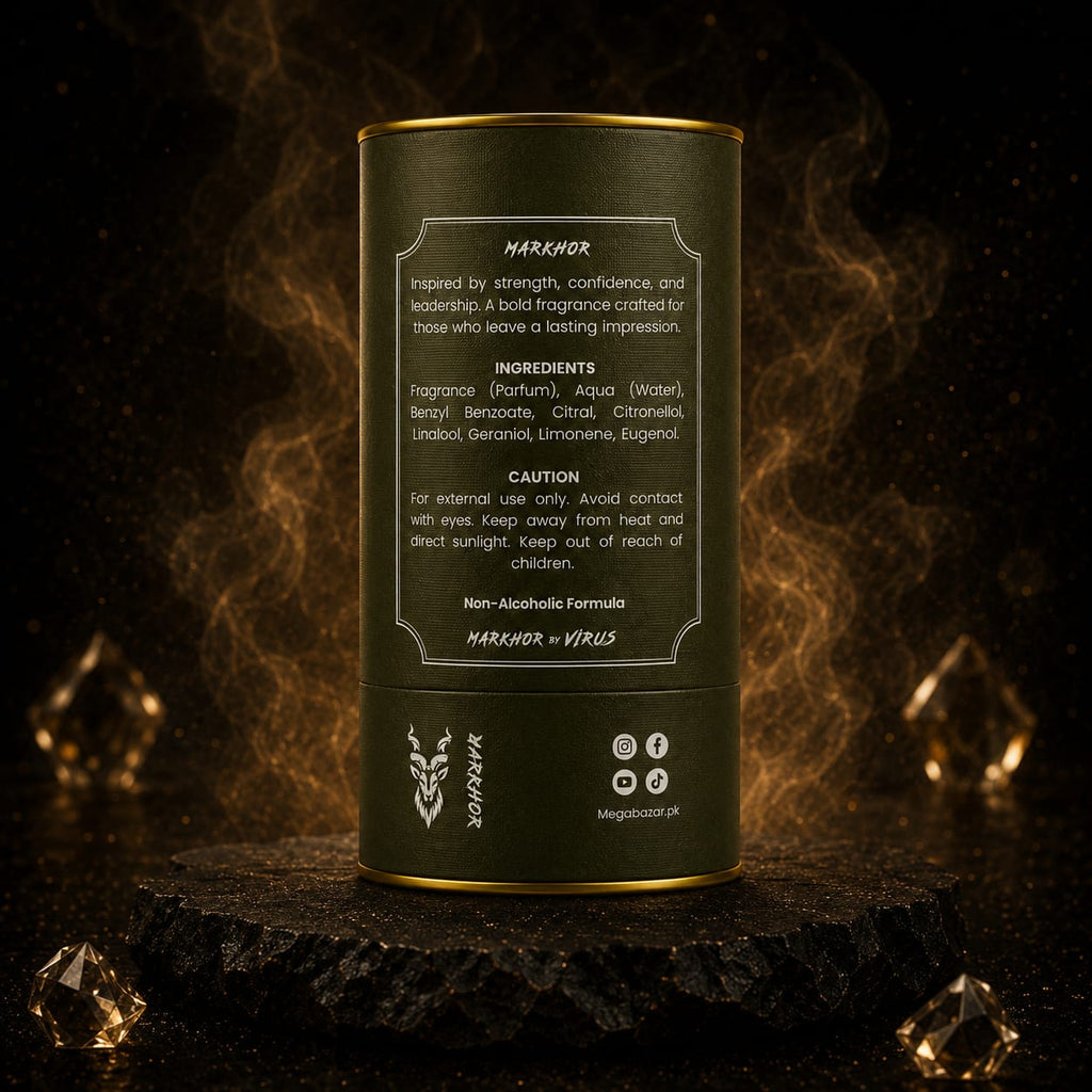 MARKHOR 💀 Perfume | Luxury Citrus Musk Fragrance – 50ml