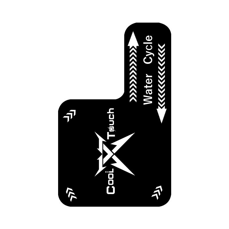 L-Shape Water Cooling Plate for Mobile Cooling Fans & iPads