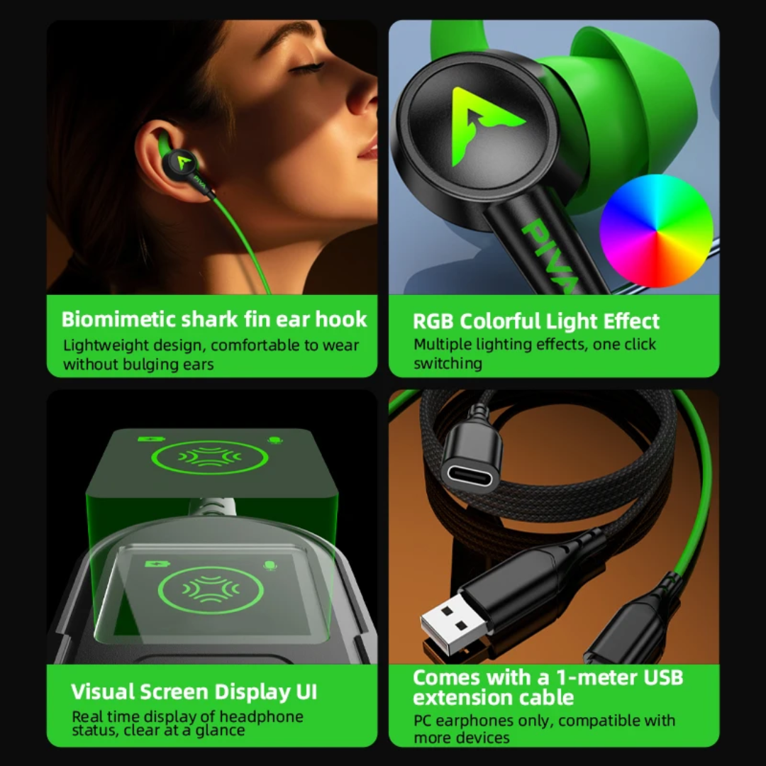🔥 S6 PRO PIVA Gaming Handfree – 7.1 Virtual Surround | APP EQ | 13mm Drivers | RGB | PD 27W ⚡