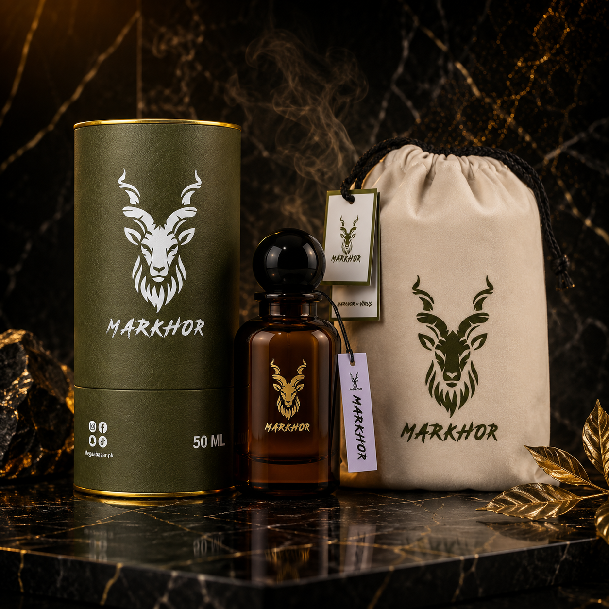 MARKHOR 💀 Perfume | Luxury Citrus Musk Fragrance – 50ml