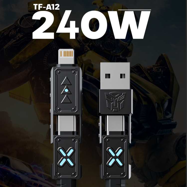 4-in-1  Fast Charging Cable Transformers TF-A12 - 240W